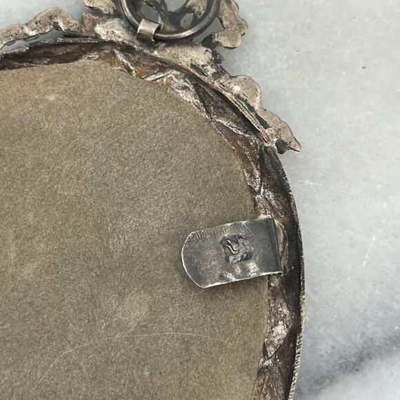 Rare Antique Sterling Silver 4 inch picture frame - Picture 4 of 11